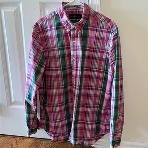 Ralph Lauren Multi Plaid Button Down Shirt